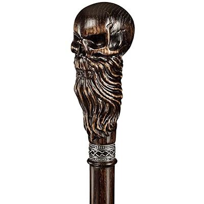 Custom Walking Cane for Men - Eagle Wooden Handmade - Stylish Oak Wood Canes