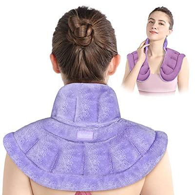 My Heating Pad Microwavable Neck and Shoulder Wrap Plus - Neck Heating Pad, Neck and Shoulder Relaxer, Portable Heating Pad, Large Heating Pad - Neck