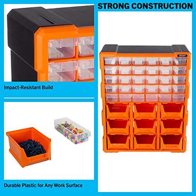 Plastic Storage Drawers - 39-Drawer Screw Organizer - Craft