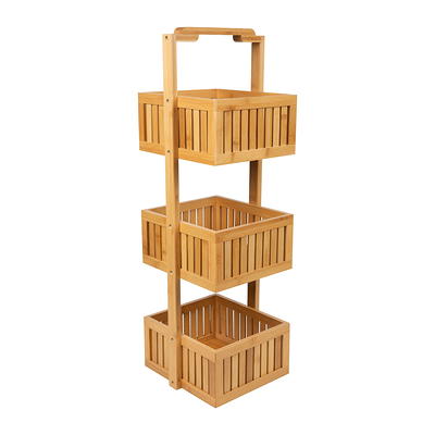 Farberware 3-Tier Bamboo Shelf - Shop Sink & Kitchen Organizers at