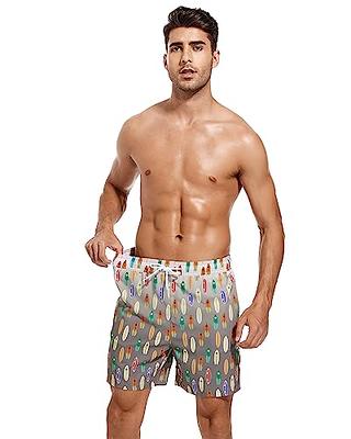 Club Room Men's Colorblocked 5 Swim Shorts, Created for Macy's - Macy's