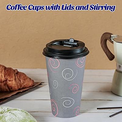 TV TOPVALUE 100 Pack 20 oz Paper Cups, Disposable Coffee Cups with Lids and  Straws, Drinking Cups for Water, Coffee, Tea, Hot Coffee Cups for Home,  Shops and Cafes - Yahoo Shopping