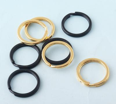 Gold Key Rings, Split Ring, 40pcs Key Chain Ring, 20mm O Ring