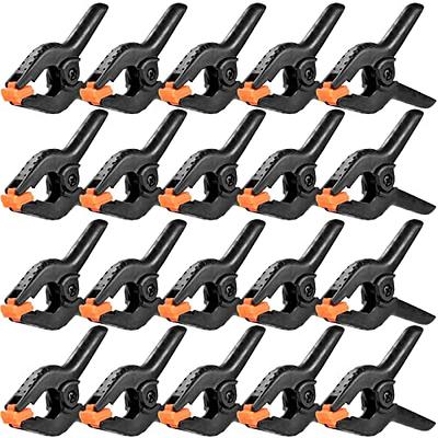 dophee 20-Pack Spring Clamps for Woodworking, Heavy Duty Plastic Clips  Crafts Backdrop Stand Photography Studio Backdrop Clips Muslin Backdrop  Clamps, 2 inch - Yahoo Shopping