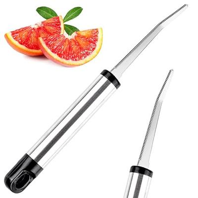 1pc Stainless Steel Citrus Peeler, Grapefruit Knife, Orange Opener