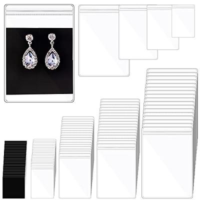  200 Pieces Clear PVC Jewelry Plastic Transparent Bags Zipper  Storage Jewelry Bags Self Seal Rings Earrings Packing Pouch Storage Bags  for Holding Jewelries (2.36 x 3.15 Inch) : Arts, Crafts & Sewing