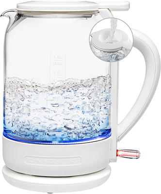 OVENTE Electric Kettle, Hot Water, Heater 1.7 Liter - BPA Free Fast Boiling  Cordless Water Warmer - Auto Shut Off Instant Water Boiler for Coffee 