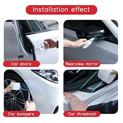 Miytsya 1 PC Car Universal Door Sill Transparent Anti-Collision Protection  Strip, Car Door Edge Trim Protection Film, TrunkAnti-Trampling Plate  Protection Stickers, Fits for Most Car (2.8In x 33Ft) - Yahoo Shopping