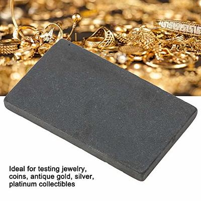 Gold Testing Stone, Jewelery Gold Tester Jewelry Test Tool Kit 2pcs  Touchstone Jewelry Testing Tool for Jewelry Gold Detection - Yahoo Shopping