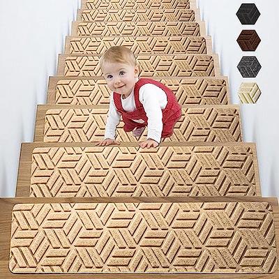 VEVOR Stair Treads, Stairs Carpet Non Slip 8 x 30, Indoor Stair