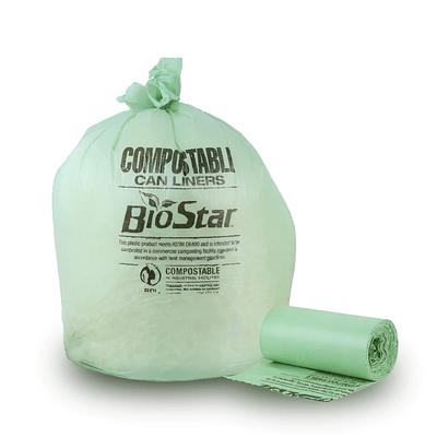 Plasticplace 6 Gallon Trash Bags, 100 Count, Clear