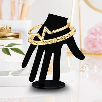 XINZHIDA Bracelet Holder Stand, Acrylic Bracelet Display Stand, Hand-Shaped  Jewelry Display Holder, Unique Jewelry Organizer, Black - Yahoo Shopping