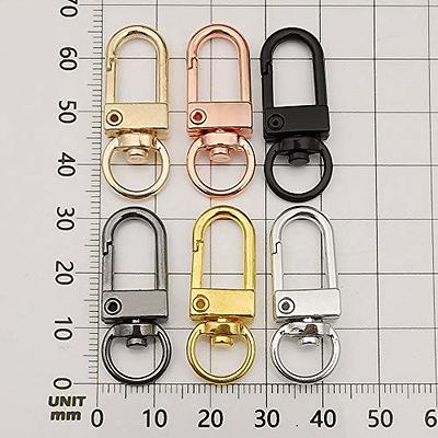 Colorful Metal Lobster Claw Clasps Swivel Lanyards Trigger Snap