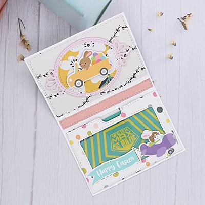 ZFPARTY Gift Card Wallet Metal Cutting Dies Stencils for DIY