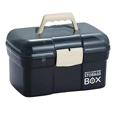 Citylife 17QT Plastic Storage Box with Removable Tray Craft