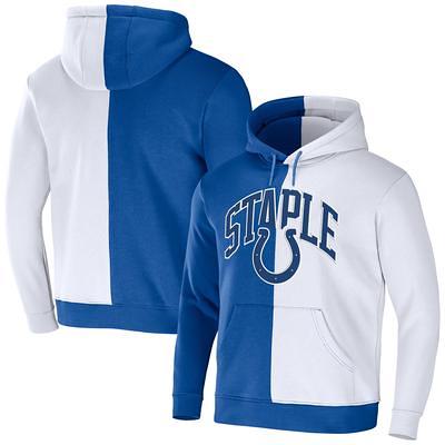 Men's NFL x Staple Navy Seattle Seahawks Split Logo Pullover Hoodie