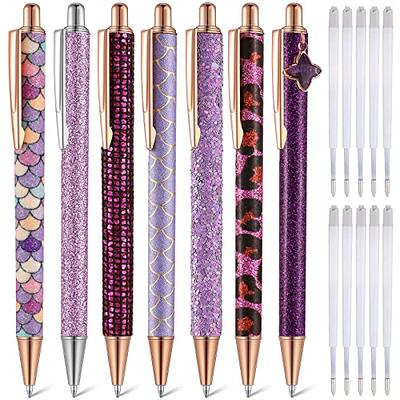 Geelin 18 Set Cow Print Beadable Pens Assorted Beadable Pens Kit Beaded Pens  with 18 Pcs