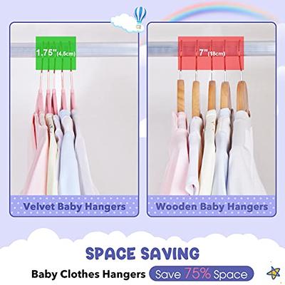 HOUSE DAY Velvet Baby Hangers for Closet, Kids Hangers Velvet 60 Pack, Non  Slip Toddler Hangers 11.8 Inch, Cute Baby Clothes Hangers, Childrens Hangers  Newborn Hangers for Baby Clothes- Blush Pink - Yahoo Shopping