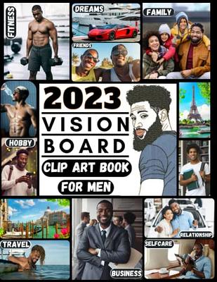 2024 Vision Board Clip Art Book For Girls: Create Motivational & Powerful  Vision Board From 400+ Pictures, Quotes and Affirmations | Reach Your Full