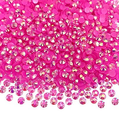 Rose Gold Jelly Non-hot Fix Flat Back Resin 1000 Pcs Rhinestones