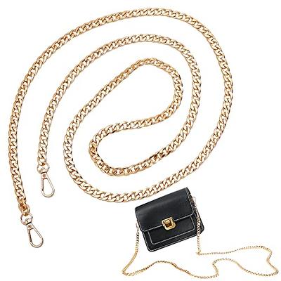 Uenhoy 4 Pcs Purse Chain Strap Handbag Chains Replacement with Metal  Buckle, Gold Purse Strap Extender Handbag Clutch for Shoulder Bags Purse,  7.9 Inch - Yahoo Shopping