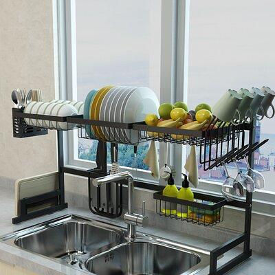 Adjustable Stainless Steel Dish Rack - Yahoo Shopping