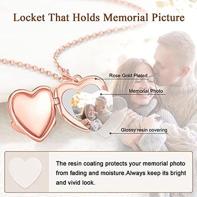 Heart Initials Locket Necklace by Shutterfly