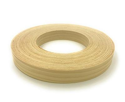 Edge Supply Birch 1-1/2 X 25 ft Roll, Wood Veneer Edge Banding Preglued,  Iron on with Hot Melt Adhesive, Flexible Wood Tape Sanded to Perfection.