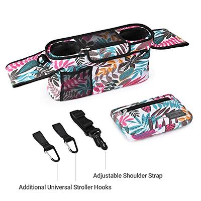 Universal Stroller Organizer with Insulated Cup Holder by Momcozy -  Detachable Phone Bag & Shoulder Strap, Fits for Stroller Like Uppababy, Baby  Jogger, Britax,…