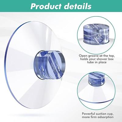 SHOWER CADDY WITH 2 CLEAR SUCTION CUPS