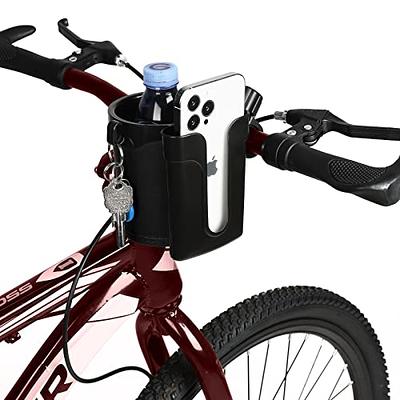 Accmor 3-in-1 Bike Cup Holder with Cell Phone Keys Holder, Bike Water  Bottle Holders,Universal Bar Drink Cup Can Holder for Bicycles,  Motorcycles