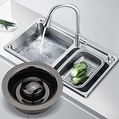 Sink Flange for Garbage Disposal and Sink Stopper Stainless Steel Fit  Universal 3-1/2 Inch Standard Sink Drain Openings Kitchen Sink Garbage  Disposal