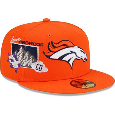 New Era Men's Denver Broncos 2023 Sideline Pinwheel 59Fifty Fitted