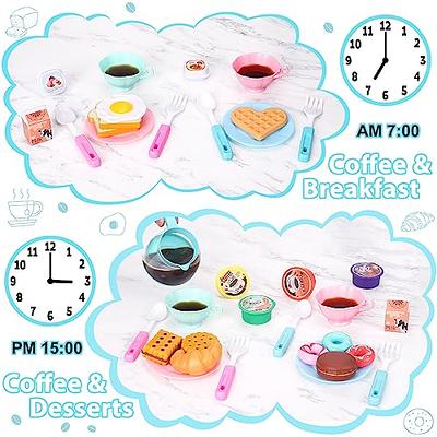 Kids Toy Kitchen Sets, Play Kitchen Accessories for Kids Ages 4-8 3-5,  Kitchen Appliance Toys, Blender, Coffee Maker Machine, Mixer, Toaster,  Pretend