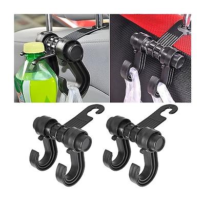 AUCELI Leather Car Seat Headrest Hook, 2 in 1 Auto Back Seat Hanger, 2 Pack  Car Storage Holders, Vehicle Backseat Organizer for Purses Coats Umbrellas  Bags, Universal Interior Accessories (Black/Red) - Yahoo Shopping