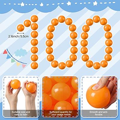 Honoson 100 Pieces Plastic Ball 2.16 Inch Crush Proof Ocean Balls Ball Play  Tent Pool Pit Reusable Plastic Play Balls for Kids Toddler Baby Indoor  Outdoor Playtime Fun (Orange) - Yahoo Shopping