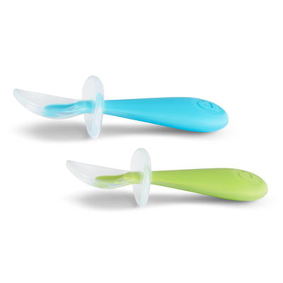 Munchkin Gentle Scoop Spoon, Blue/Green, 2 Count - Yahoo Shopping