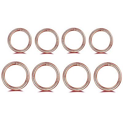 Gold Plated Stainless Steel Small Hoop Hinged Earrings Men Women