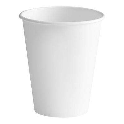 Solo 412WN: Single-Sided Poly Paper Hot Cups, 12 oz, White, 50 / Bag