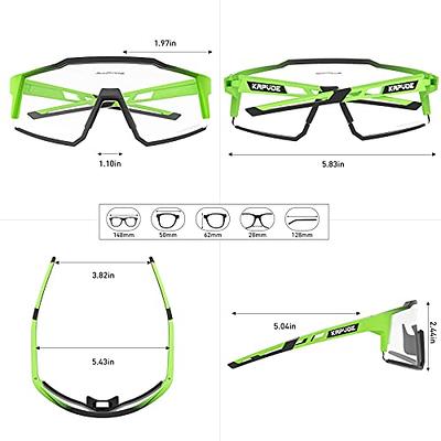 KAPVOE Photochromic Cycling Glasses Men Women Mountain Bike Sunglasses  Clear MTB Bicycle Riding