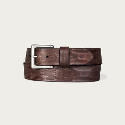 Trafalgar Men's Maverick 32mm Reversible Leather Dress Belt - Black to Brown