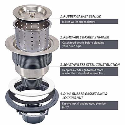 Design House Kitchen Sink Drain Strainer Stainless Steel