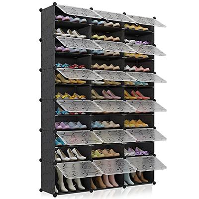 Bumusty Expandable 2 Tier Shoe Organizer Rack, Shoe Rack for Closet Dorm,  Closet Shoe Rack Storage, Small Shoe Rack for Entryway Small Space Floor  Door, Black - Yahoo Shopping