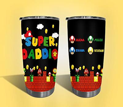 Personalized Dad Travel Mug, Tumbler, New Dad, Funny Gift, Gift For From  Kids, Father's Day Custom Husband, Baby - Yahoo Shopping