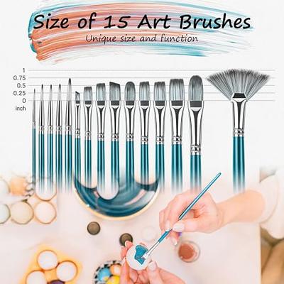 Brushes Set for Art Painting Oil Acrylic Watercolor Drawing Craft