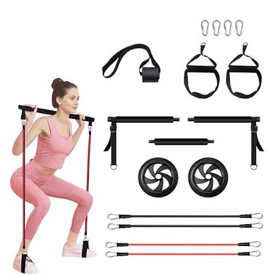 Pilates Bar Kit with 11 Resistance Bands for Women and Men