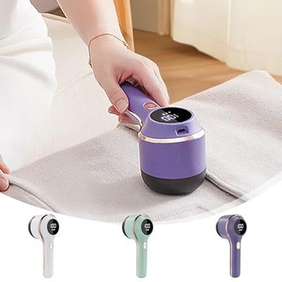 Fabric Shaver Rechargeable,Upinmoer Portable Electric Lint Remover  Wireless,Dual-Head Lint Shaver,Sweater Shaver with Dual-6-Leaf  Blades,Efficiently