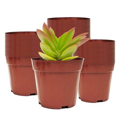 72pcs 2.5 3 4.5 Plastic Plant Nursery Pots Starting Container