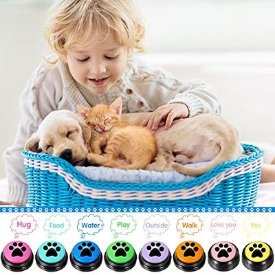 PETGEEK Automatic Treat Dispenser With Remote Button - Puzzle Memory  Training Activity Toy- IQ Training Feeder for Dogs & cats (Blue)