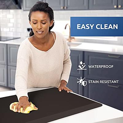 Kitchen Mat Cushioned Anti-Fatigue Rug, Non-Slip, Thin and Comfort